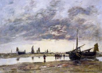 尤金 佈丹 Low Tide at Berck 尤金 佈丹 Low Tide at Berck